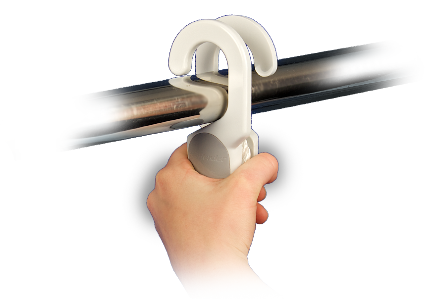 Fender hanger Fastfender 40 light grey attached railing